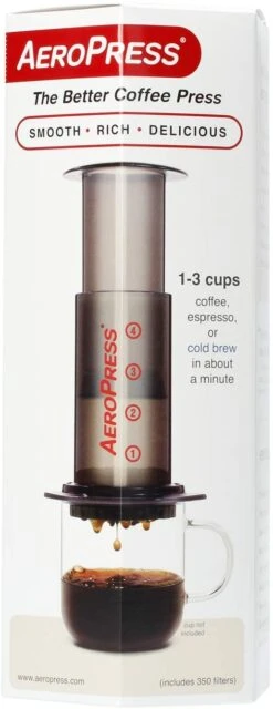 AeroPress Go Coffee Maker Kaffeebereiter, Inkl. 350 Filtern -Küchenbedarf Laden 46a3a13c 0730 48ee b748 b84c3e27547f 1