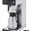 METRO Professional Kaffeemaschine GCT2001, Edelstahl, 21.5x41.5x52 Cm, 2.3L (Wassertank), Mit Thermoskanne, Temperaturbereich: 30-98°C, Silber