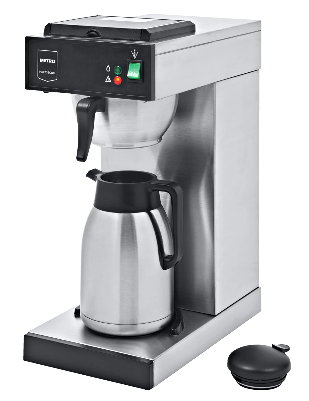 METRO Professional Kaffeemaschine GCT2001, Edelstahl, 21.5x41.5x52 Cm, 2.3L (Wassertank), Mit Thermoskanne, Temperaturbereich: 30-98°C, Silber 1 METRO Professional Kaffeemaschine GCT2001, Edelstahl, 21.5x41.5x52 Cm, 2.3L (Wassertank), Mit Thermoskanne, Temperaturbereich: 30-98°C, Silber