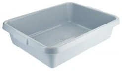 2x Contacto Transport-/Lagerbecken, Grau, Polypropylen, Länge: 55 Cm, Breite: 41 Cm, Höhe: 13,5 Cm, Volumen: 20 L