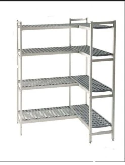 Küchenbedarf Laden 27 Gastro Edelstahl Kühlzellenregal, Regal,Lagerregal 1264x370x1680+1810x370x1680mm