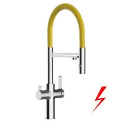 Niederdruck 3 Wege Wasserhahn Küchenarmatur Spültischmischer FC Verchromt, Mit 360° Schwenkbarem Stahlfeder Auslauf Und Abnehmbare 2 Strahl Handbrause -Küchenbedarf Laden c4d33ce1 5041 4a63 83ba fc4161d6f31c