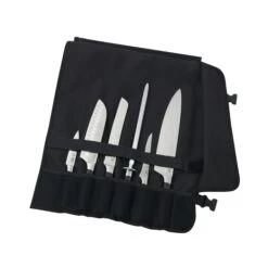 METRO Professional Messer Set 6-tlg., Ink. Tasche Und Messerschärfer, Edelstahl/ Polyester, 44 X 87.5 X 1 Cm, Schwarz -Küchenbedarf Laden ec19de7b 8392 498b b46e 8fe1e549440d